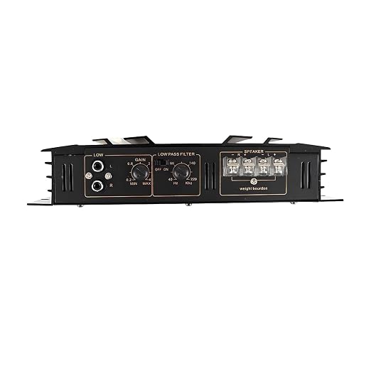 Car Power Amplifier 2-Channel Amplifier Stereo Audio Subwoofer Amp 12V (2 Channel)