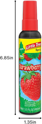 Car Air Freshener | Spray Provides a Long-Lasting Scent for Auto or Home | On-the-go Freshness | Strawberry, 6 Air Fresheners