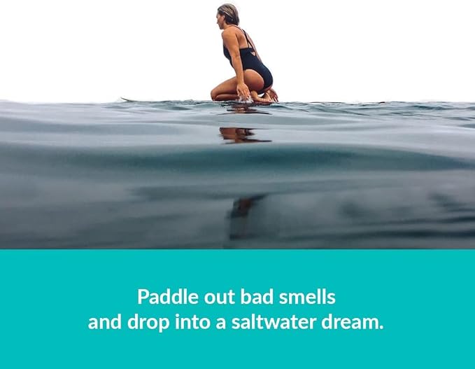 Hanging Car Air Freshener | Tropical Beach Coconut Surf Wax Scent Mini Wave | Long Lasting Car Freshener, Closet and Beyond | Made In USA | 3 Pack (Baja)
