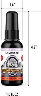 (Lavender, 1 Pack) Concentrated Air Freshener for Room and Car Spray - Oil-Based Diffuser Spray Bottle - Long-Lasting Bathroom Spray, Car Freshener, & Odor Eliminator Spray