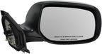 2 Piece Driver and Passenger Side Mirror Assembly Set Manual Adjustment Non-Heated No Memory Black Compatible with 2007-2011 Toyota Yaris Hatchback TO1320233 TO1321233