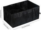 Trunk Organizer Car Basket for Car SUV Sedan Home Groceries | Trunk Storage Tote Organizer Small Collapsible Bins for Family House Groceries Snack Cleaning Tools First Aid Kit
