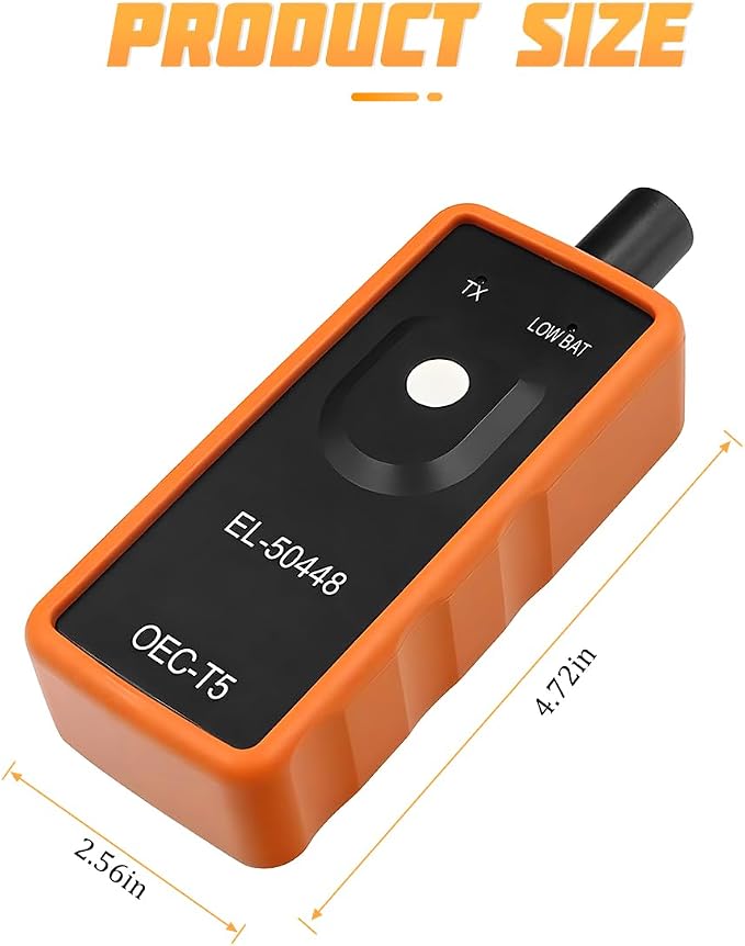 TPMS Relearn Tool for Car Tire Sensor, EL-50448 Tire Pressure Monitor Sensor Activation Reset Tool OEC-T5, System Programming Training for Most Series Vehicles