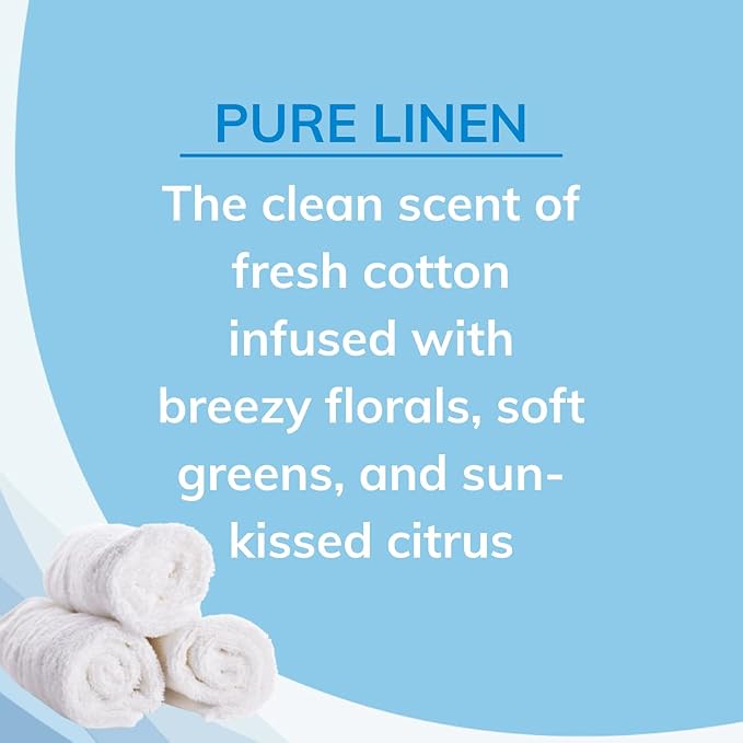 Odor Absorbing Solid Air Freshener, Pure Linen, 8-Ounce, Pack of 6