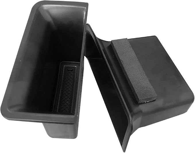 Front/Rear Row Door Side Storage Box Compatible with Ford Escape 2020 2021 2022 2023 2024 2025 Armrest Phone Container Door Organizer Handle Pocket ABS Tray Insert Glove Pallet