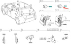 89747-30040 89747-0r020 068900-4580 068900-4890 Remote Door Lock Buzzer for: Scion Yaris Prius Corolla CT200H ES350 Camry Venza Mirai LS500H LC500 Highlander C-HR Rav4 Hilux Hiace Sienna