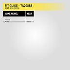 TA2088B Double DIN Radio Install Dash Kit Compatible with Select 2004-2010 Toyota Sienna Minivan - Aftermarket Car Stereo Installation Kit - Factory Match - See Guide in Images for Vehicle Fit