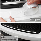 Universal Car Door Edge Guard, 4In x 33Ft Door Sill Protector, Automotive Anti-Collision Strip for Car Door Edge/Front and Rear Bumper/Door Sill Protector, Transparent