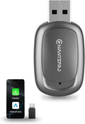 2-in-1 Wireless CarPlay Adapter & Android Auto for Apple iPhone, 2026 Upgrade Mini Bluetooth Dongle Convert Wired to Wireless, Plug & Play, USB A & Type C for 2016+ Cars, iOS 10+,Android 11+