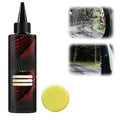 Glass Polishing Liquid D1,2025 New Car Glass Polishing Compound Windshield Cleaner Glas Oil Film Remover with Sponge,Auto Glass Polish Removes Swirls, Scratches, Wiper Marks & Oil Film (1)