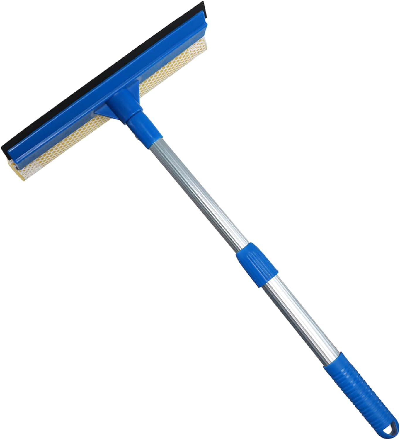 2-in-1 Car Window Squeegee — Long-Reach Glass Cleaning Tool
