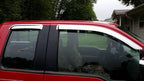 Side Wind Vent Deflector Sun Rain Guards Set for 1999-2006 Chevry Silverado/GMC Sierra 1500/2500/3500,Fits Trucks with Extended Cab,4pcs Outside Mount Style Chrome Window Visor 94044Y