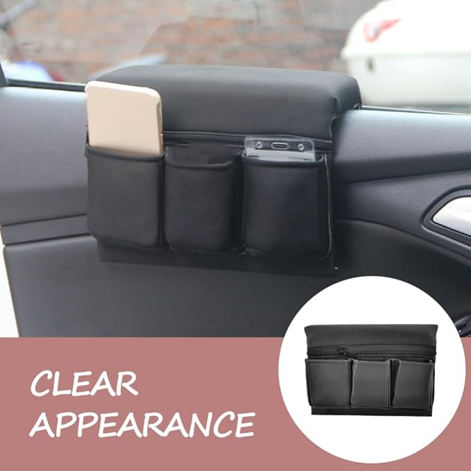 3pcs Car Side Door Armrest Pad Storage Elbow Rest Cushion for Enhanced Comfort Easy to Clean Install Elegant Design