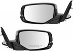 2 Piece Driver and Passenger Side Mirror Assembly Set Electric Adjustment Heated No Memory Black Compatible with 2013-2014 Honda Accord Coupe EX EX-L HO1320274 HO1320279 HO1321274