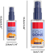 Anti Fog Spray 60ml/30ml Spectacle Lens Anti-Fog Spray Car Windshield Window Rainy Weather Defogging Spray Cleaning Spray for Mirrors Glass