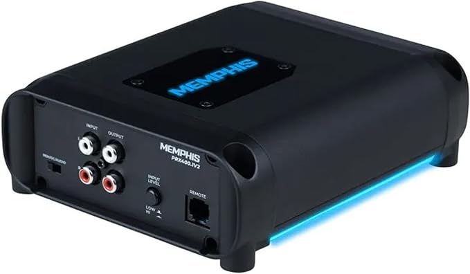 Memphis PRX400.1V2 Monoblock Subwoofer Amplifier - 400 Watts RMS x 1 at 2-Ohm