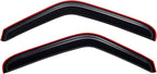 Extra Durable Clip-on in-Channel Auto Vent Window Visor, Fit 2007-2026 Ford E-Series Econoline Vans E-150/E-250/E-350/E-450 Super Duty, UV Protect Rain Guard Wind Deflector, Smoke, 2Pcs