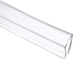 Clear Edge Trim, 9.8Ft Silicone U Channel Edge Protector, Edges Guards Fits 15/32"-1/2" for Car Doors Sheet Metal Parts (11/16" W x 9/16" H)