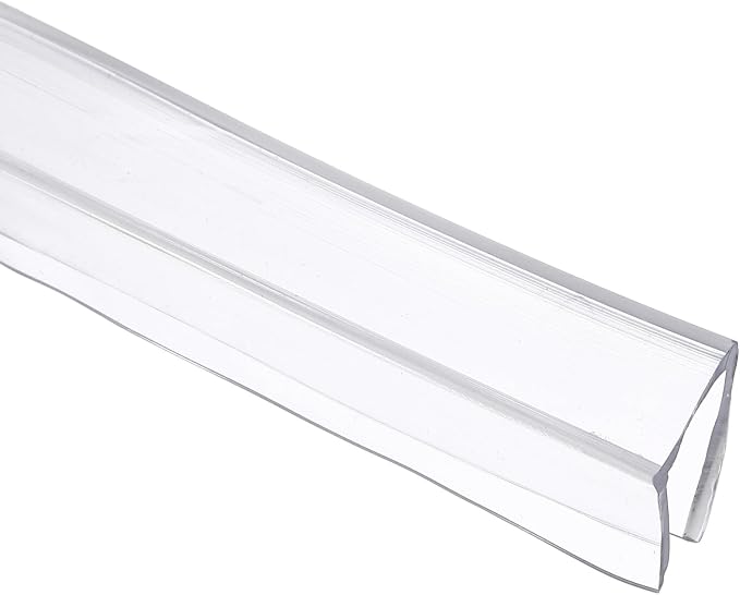 Clear Edge Trim, 13.1Ft Silicone U Channel Edge Protector, Edges Guards Fits 15/32"-1/2" for Car Doors Sheet Metal Parts (11/16" W x 9/16" H)