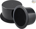 Black Sofa Cup Holder, Universal Plastic Recessed Cup Holder for RV Boats, Cars, Sofas and Golf Carts (2-Piece)