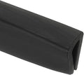 1/4" 13FT Rubber Edge Trim, Flexible U Channel Edge Guard Protector for Keen Edge Sheet Metal Car Doors Hatches Table Corners, Black