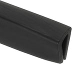 1/3" 13FT Rubber Edge Trim, Flexible U Channel Edge Guard Protector for Keen Edge Sheet Metal Car Doors Hatches Table Corners, Black