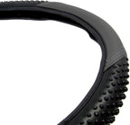 Sporty Two Tone Ergonomic Grip Steering Wheel Cover - Massaging Gel Grip for Standard Size Wheels 14.5-15 inch Gray/Black