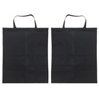 Nuby Kids Kick Mats- Back Seat Protectors with Storage Compartment: Black, 2 Pack