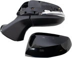 Driver & Passenger Side Mirror Set Power Heated Paint to Match with Blind Spot Indicator Compatible with 2020-2023 Toyota Highlander TO1320415 TO1321415