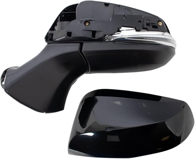 Driver & Passenger Side Mirror Set Power Heated Paint to Match with Blind Spot Indicator Compatible with 2020-2023 Toyota Highlander TO1320415 TO1321415