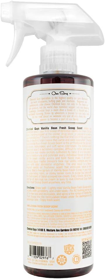 AIR23116 Vanilla Bean Fresh Scoop Scent Air Freshener & Odor Eliminator, (Great for Cars, Trucks, SUVs, RVs, Home, Office, Dorm Room & More)16 fl oz