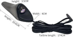 CVBS Signals Blind spot Camera Car Side View Camera IP68 Waterproof 120 Degree Wide Angle Side View Mirror kit Dark Grey