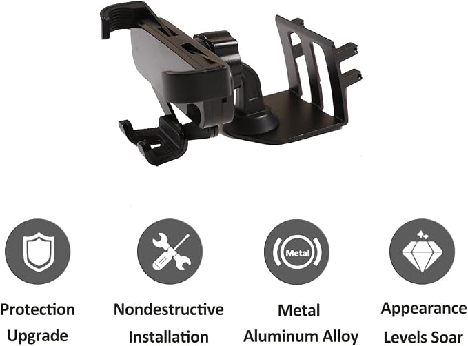 Alumium Alloy Adjustable Anti-Shake Stabilizer Phone Mount for Subaru BRZ Toyota 86 2013-2022 Car Mount Phone Holder Desk Stand (for BRZ 86 2013-2020-B)
