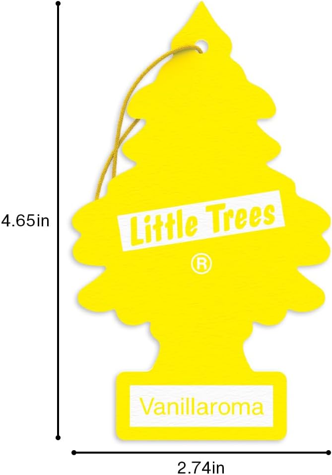 Car Air Freshener | Hanging Tree Provides Long Lasting Scent for Auto and Home | 24 Air Fresheners |Vanillaroma