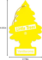 Car Air Freshener | Hanging Tree Provides Long Lasting Scent for Auto and Home | 24 Air Fresheners |Vanillaroma