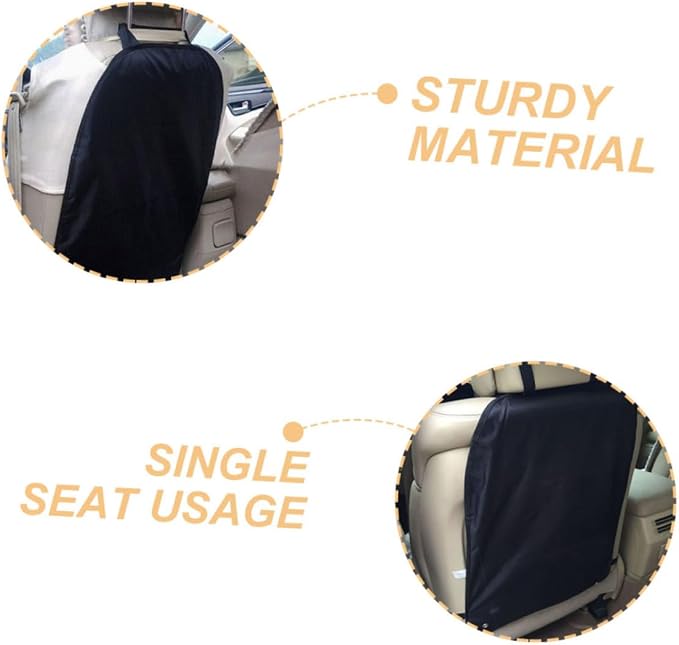2Pcs Kick Mats for Durable Car Seat Back Protectors for Feet Versatile Backseat Protection Accessories for Any Vehicle