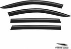 Voron Glass Tape-on Extra Durable Rain Guards for Hyundai Santa Fe 2019-2023, Window Deflectors, Vent Window Visors, 4 Pieces - 100943