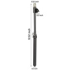 Heavy Duty Straight-on Dual Head Air Pressure Gauge, Extended Tube Construction for General Applications(10-150PSI)