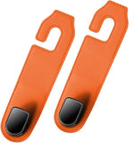 Car Seat Headrest Hook, 2PCS Vehicle Seat Back Hangers Organizer for Handbag Purse Coat, Automotive Interior Headrest Storage Hooks, Universal for SUV Automobile Truck (Orange)