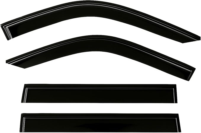2018-2024 Tape-On Rain Guards for Ford Expedition Extra Thick Side Window Visor Deflectors XL STX XLT MAX Limited King Ranch Platinum 2019 2020 2021 2022 2023