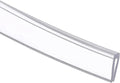 Clear Edge Trim, 13.1Ft Silicone U Channel Edge Protector, Edges Guards Fits 1/32"-3/32" for Car Doors Sheet Metal Parts (3/16" W x 3/8" H)