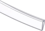 Clear Edge Trim, 13.1Ft Silicone U Channel Edge Protector, Edges Guards Fits 1/32"-3/32" for Car Doors Sheet Metal Parts (3/16" W x 3/8" H)