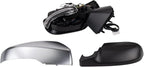 Passenger Side Mirror Assembly Power Heated Memory Turn Signal Blind Spot Foldaway Smooth Black Compatible with 2019-2020 Subaru Forester