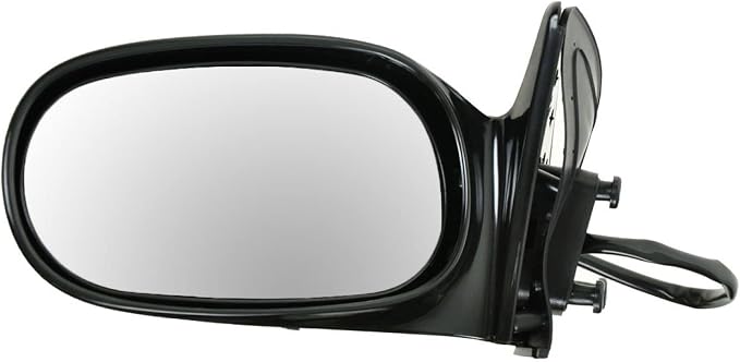 Driver and Passenger Side Mirror Assembly Set Power Paint to Match Smooth Black Compatible with 1998-2002 Toyota Corolla LE
