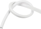19.7Ft(6M) White Car Door Edge Guards, U-Shape Rubber Door Protector Edge Strip,Easy to Cut No Need Adhesive Fit for Most Vehicles