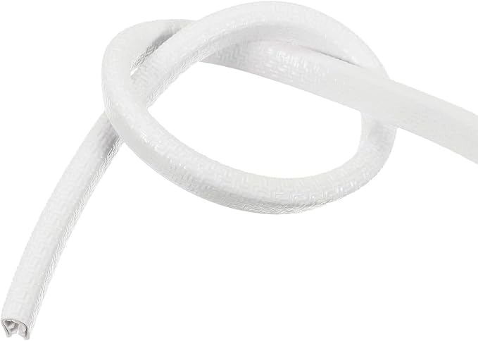 19.7Ft(6M) White Car Door Edge Guards, U-Shape Rubber Door Protector Edge Strip,Easy to Cut No Need Adhesive Fit for Most Vehicles