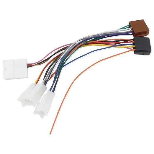 16Pin ISO Stereo Radio Wire Adapter for Toyota No JBL | Car Radio Wiring Harness SWC Connector Compatible with Toyota Camry RAV4 Corolla Yaris Land Cruiser Factory Stereo Plugs