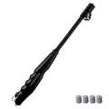 Truck Tire Pressure Gauge,10-150 PSI Dual Head Air Gauge with PVC Handle for Dually Tires and Schrader Valve, Accurate Analog 13.3" Tire Pressure Checker for Car, SUV, RV, Motorcycle (Black)