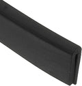 1/8" 13FT Rubber Edge Trim, Flexible U Channel Edge Guard Protector for Keen Edge Sheet Metal Car Doors Hatches Table Corners, Black
