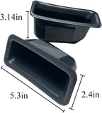 Front Row Door Side Storage Box Compatible with Ford Explorer 2016 2017 2018 2019 Armrest Phone Container Door Organizer Handle Pocket ABS Tray Insert Glove Pallet